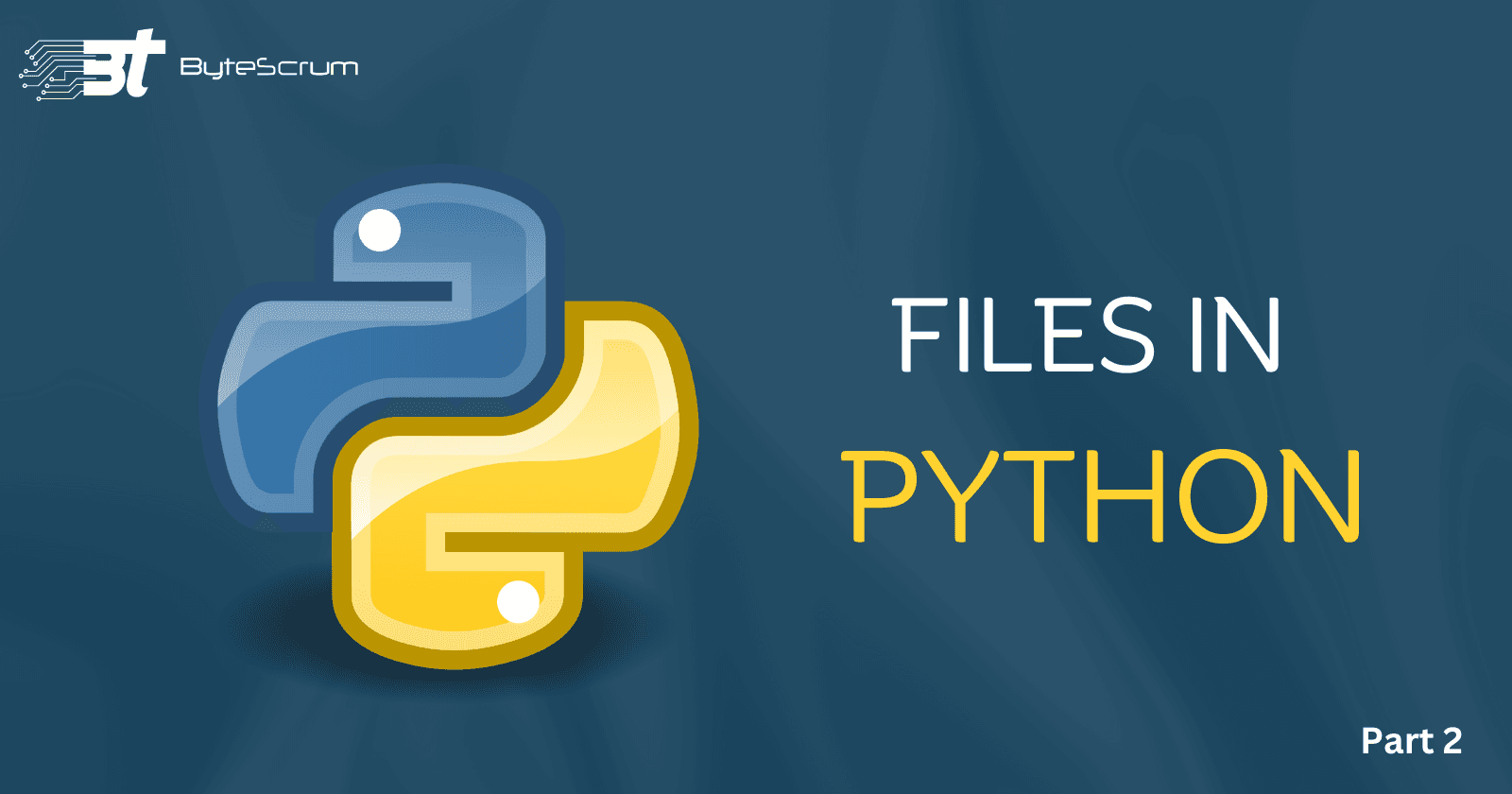 Files in Python (Part-2)